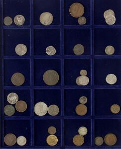 Lille lot skillingsmønter, Erik af Pommern - Christian IX, i alt 35 stk. alle i brugspræget kvalitet