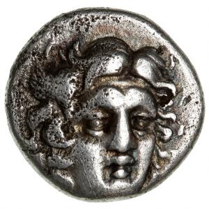 Antikkens Grækenland, Caria, Rhodos, Drakme, Ag, 2,62 g, SNG. Cop -