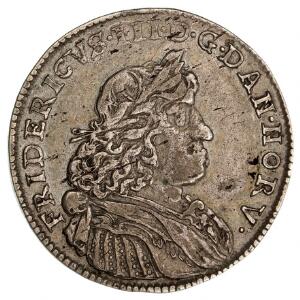 Frederik III, 2 mark 1666, H 107A, Aagaard 153