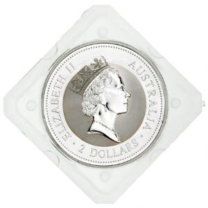 Australien, 2 Dollars 1994 Kookaburra, Ag 2 oz. 9991000