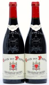 2 bts. Chateauneuf-du-Pape, Clos des Papes, Paul Avril 2007 A hfin.