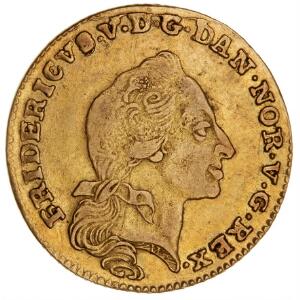 Frederik V, Kurantdukat  12 Mark 1761, H 22E, F 269