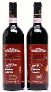 2 bts. Barolo Riserva, Le Rocche del Falletto, Bruno Giacosa 2001 A hfin.