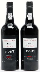 2 bts. Quinta do Noval Vintage Port 1997 A hfin.