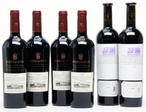 12 bts. Syrah, Marquis de Grinon, Madrid, Spain 2003 A hfin. Oc. etc. Total 34 bts.