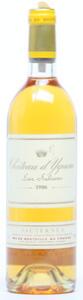 1 bt. Château dYquem, Sauternes. 1. Grand Cru Classé 1986 A-AB bn.