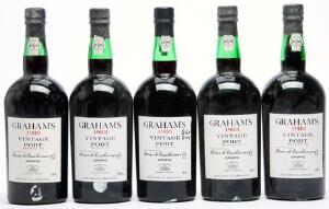 5 bts. Mg. Grahams Vintage Port 1983 A hfin.