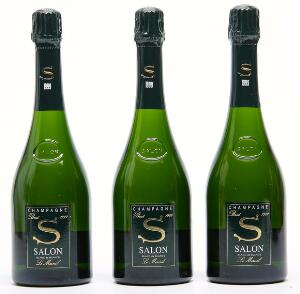 3 bts. Champagne Grand Cru Le Mesnil, Salon 1999 A hfin. Owc.