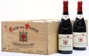 12 bts. Chateauneuf-du-Pape, Clos des Papes, Paul Avril 1999 A hfin. Owc.