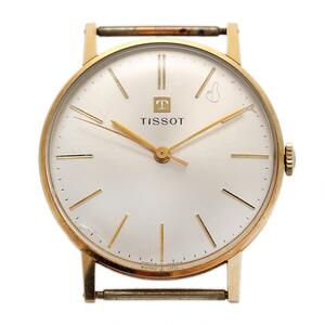 Tissot Herrearmbåndsur af 14 kt. guld. Mekanisk værk med manuelt optræk. 1970-80erne.