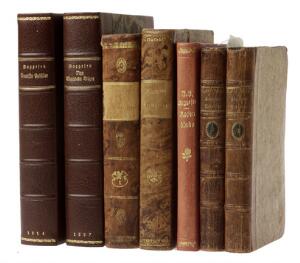 Baggesen in fine bindings Jens Baggesen Nye Blandede Digte. Cph 1807.  Poetiske Epistler. Cph 1814. Both 1st eds.  5 vols. 7
