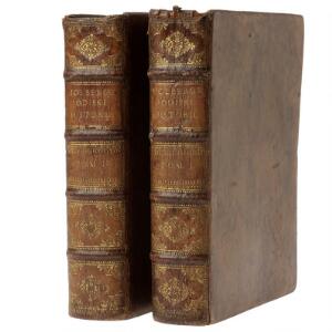 Ludvig Holberg Jødiske Historie fra Verdens Begyndelse [...]. 2 vols. Cph 1742. 1st ed. Bound in cont. full calf. 2