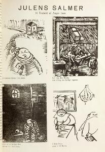 Early woodcuts by Asger Jorn Asger Isen [pseud. for Asger Jorn] Julens Salmer. 16 woodcuts. In Frem [...]. 1933-34.