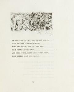 Oscar Wilde illustrated by Schlichter Wilde The Ballad of Reading Gaol. O. Munich [1923]. Limited edition with 60 etchings by Rudolf Schlichter