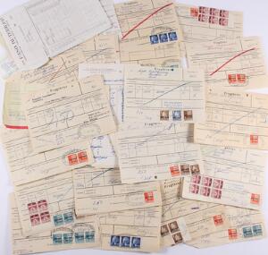 Postfærge. Parti Fragtbreve. ca. 100 stk