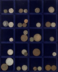 Lille lot skillingsmønter, Erik af Pommern - Christian IX, i alt 33 stk. alle i brugspræget kvalitet