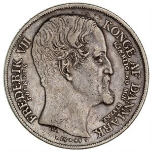 Frederik VII, speciedaler 1848, H 3 - slået i anledning af tronskiftet