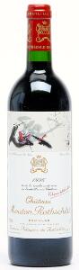 1 bt. Château Mouton Rothschild, Pauillac. 1. Cru Classé 1996 A hfin.