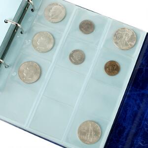 USA, samling mønter fra 1 cent til 1 dollar, i alt 255 stk. i varierende kvalitet med enkelte bedre iblandt