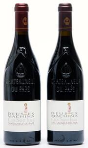 2 bts. Chateauneuf-du-PapeDeus Ex Machina, Clos Saint Jean 2003 A hfin.