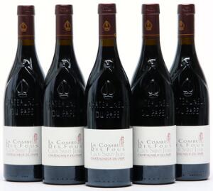 5 bts. Chateauneuf-du-Pape La Combe Des Fous, Clos Saint Jean 2005 A hfin.