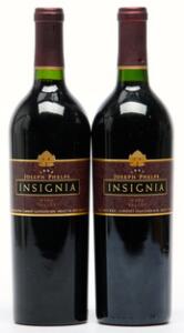 1 bt. Insignia, Napa Valley, Joseph Phelps Vineyards 1992 A hfin.  etc. Total 2 bts.