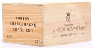 6 bts. Corton Charlemagne Grand Cru, Domaine Bonneau du Martray 2000 A hfin. Owc.