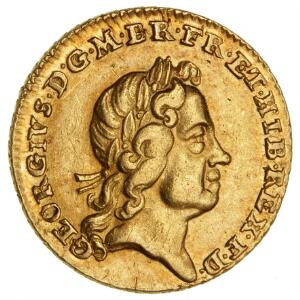 England, George I, 1714-1727, Quarter Guinea 1718, S 3638, F 331