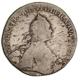 Rusland, Catharina II, rubel 1770, KM  C 67a.2