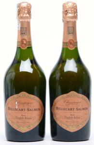 2 bts. Champagne Brut Rosé Cuvée Elisabeth Salmon, Billecart-Salmon 1989 A hfin.