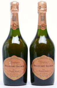 2 bts. Champagne Brut Rosé Cuvée Elisabeth Salmon, Billecart-Salmon 1989 A hfin.