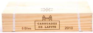 6 bts. Carruades de Lafite, 2wine Ch. Lafite Rothschild 2010 A hfin. Owc.