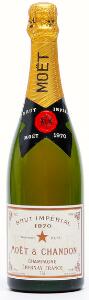 1 bt. Champagne Brut Imperial, Moët  Chandon 1970 A hfin.