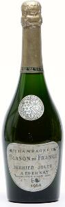 1 bt. Champagne Blason de France, Perrier-Jouët 1964 A hfin.