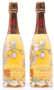 2 bts. Champagne Rosé Belle Epoque, Perrier-Jouet 2002 A hfin.