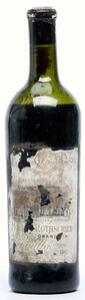 1 bt. Château Mouton Rothschild, Pauillac. 1. Cru Classé 1917 D mls.