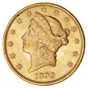 USA, 20 Dollars, 1899 S, San Fransisco Mint, F 178