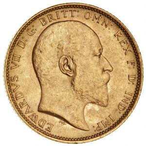 Australien, Edward VII, 1901-1910, Sovereign  Pound 1907 M, Melbourne Mint, F