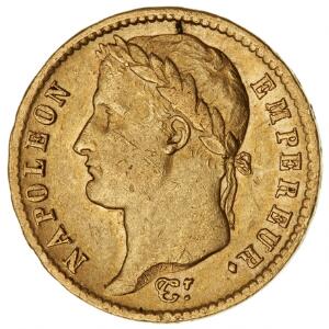 Frankrig, Napoleon Bonaparte, 1801-1814, 20 Francs 1812A, Paris Mint, F 511