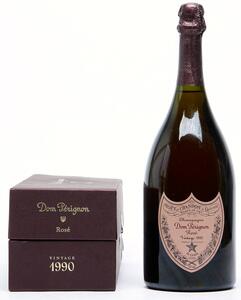 1 bt. Mg. Champagne Dom Pérignon Rosé, Moët  Chandon 1990 A hfin. Oc.