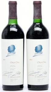 1 bt. Opus One, Mondavi  Rothschild, Napa Valley 1979 AB ts.  etc. Total 2 bts.