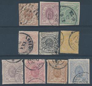 Luxembourg. 1859-1865. Planche klassisk.