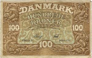 100 kr 1930, V. Lange  Friis, Sieg 110