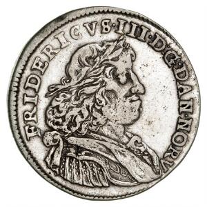 Frederik III, 2 mark 1666, H 107A, kanthak