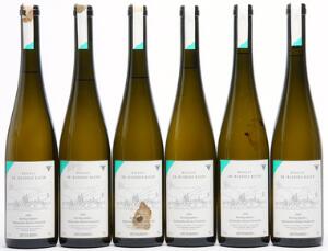 12 bts. Riesling Spätlese Bacharacher Kloster Fürstental, Dr. R. Kauer, Mittelrhein 2004 AB ts. Oc.