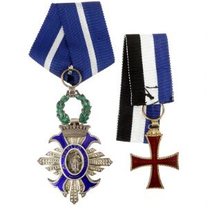 Spanien, Al Merito Civil, ridderkors med bånd. Portugal, Infante Dom Henrique - ordenen, ridderkors med bånd. 2