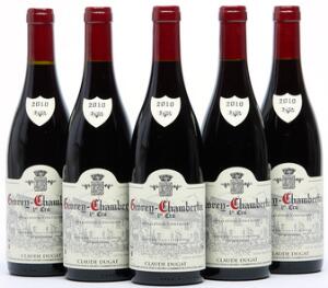 5 bts. Gevrey-Chambertin 1. Cru, Domaine Claude Dugat 2010 A hfin. Oc.