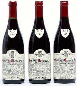 12 bts. Gevrey-Chambertin, Domaine Claude Dugat 2010 A hfin. Owc.