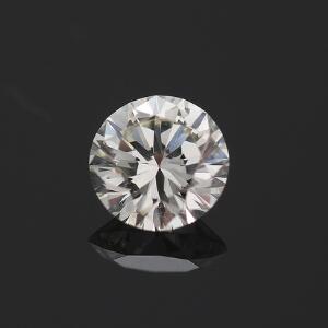 Uindfattet brillantslebet diamant på ca. 0.39 ct. Farve. Top Cape. Klarhed. VVS.