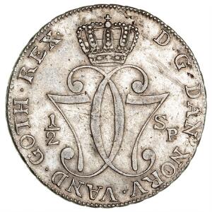 Norge, Christian VII, 12 speciedaler 1776, NM 17, H 3, adv. med små ridser